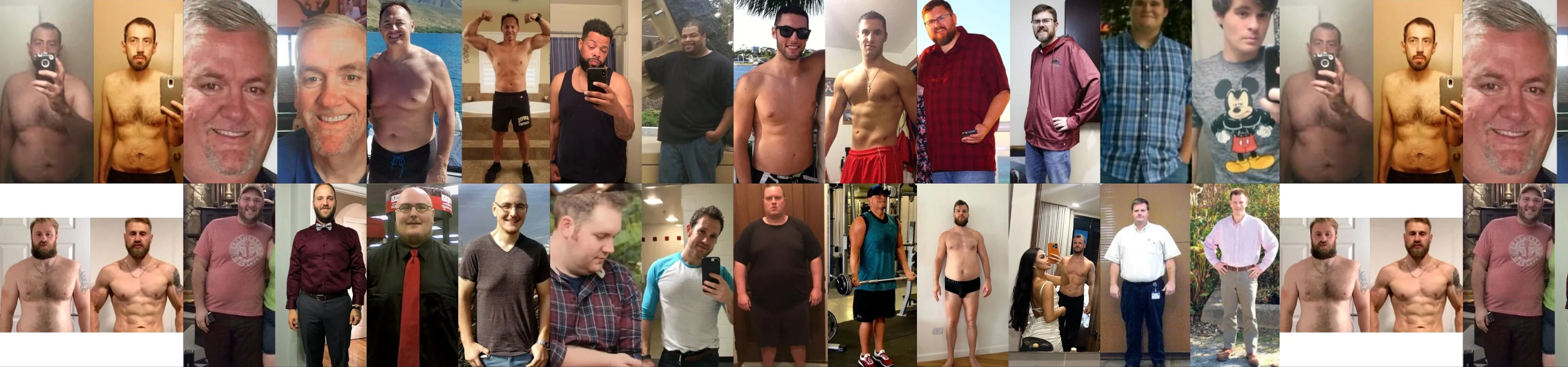 Hombres que transformaron su vida